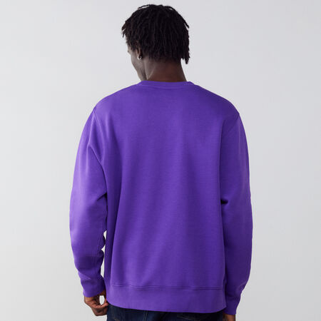 NIKE SWEAT CREW CLUB BLEU/BLANC HEREN