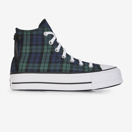 CONVERSE CHUCK TAYLOR ALL STAR LIFT HI BLEU/NOIR DAMES