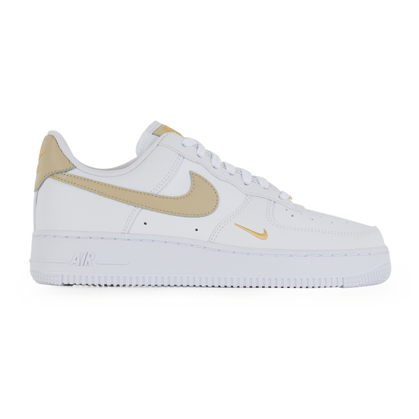 NIKE AIR FORCE 1 LOW BLANC BEIGE SNEAKERS FEMME Courir.be