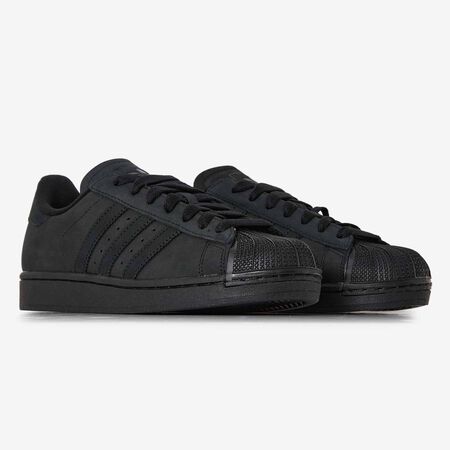 ADIDAS ORIGINALS superstar SUPERSTAR II NUBUCK NOIR HOMME