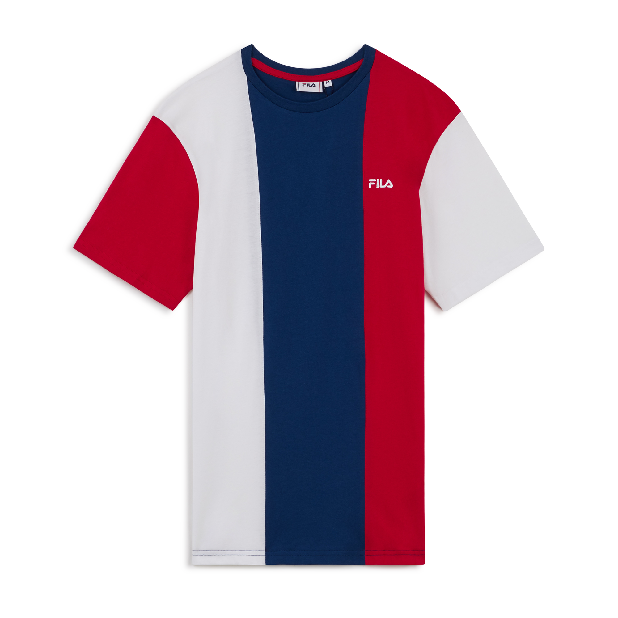 T shirt fila bleu blanc rouge clearance