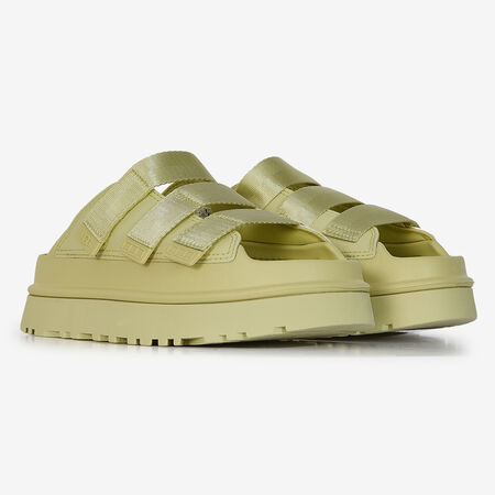 UGG GOLDENGLOW SLIDE JAUNE FEMME