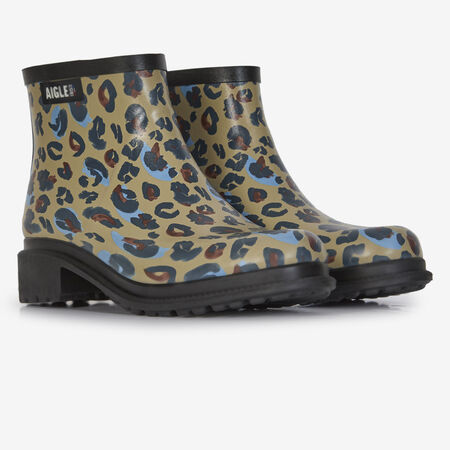 AIGLE FULFEEL LOW LEOPARD BEIGE/MARRON DAMES