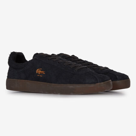 LACOSTE BASESHOT ZWART/GOM HEREN