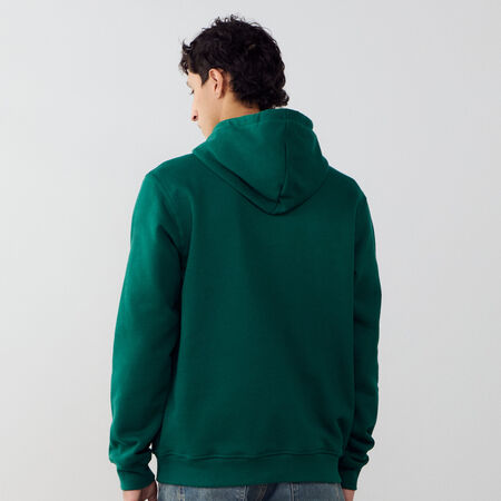 ADIDAS ORIGINALS HOODIE ESSENTIAL TREFOIL VERT HOMME