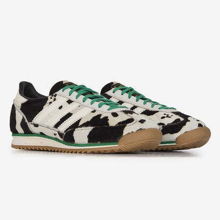 ADIDAS ORIGINALS sl 72 SL 72 COW PONY HAIR BLANC/MARRON FEMME