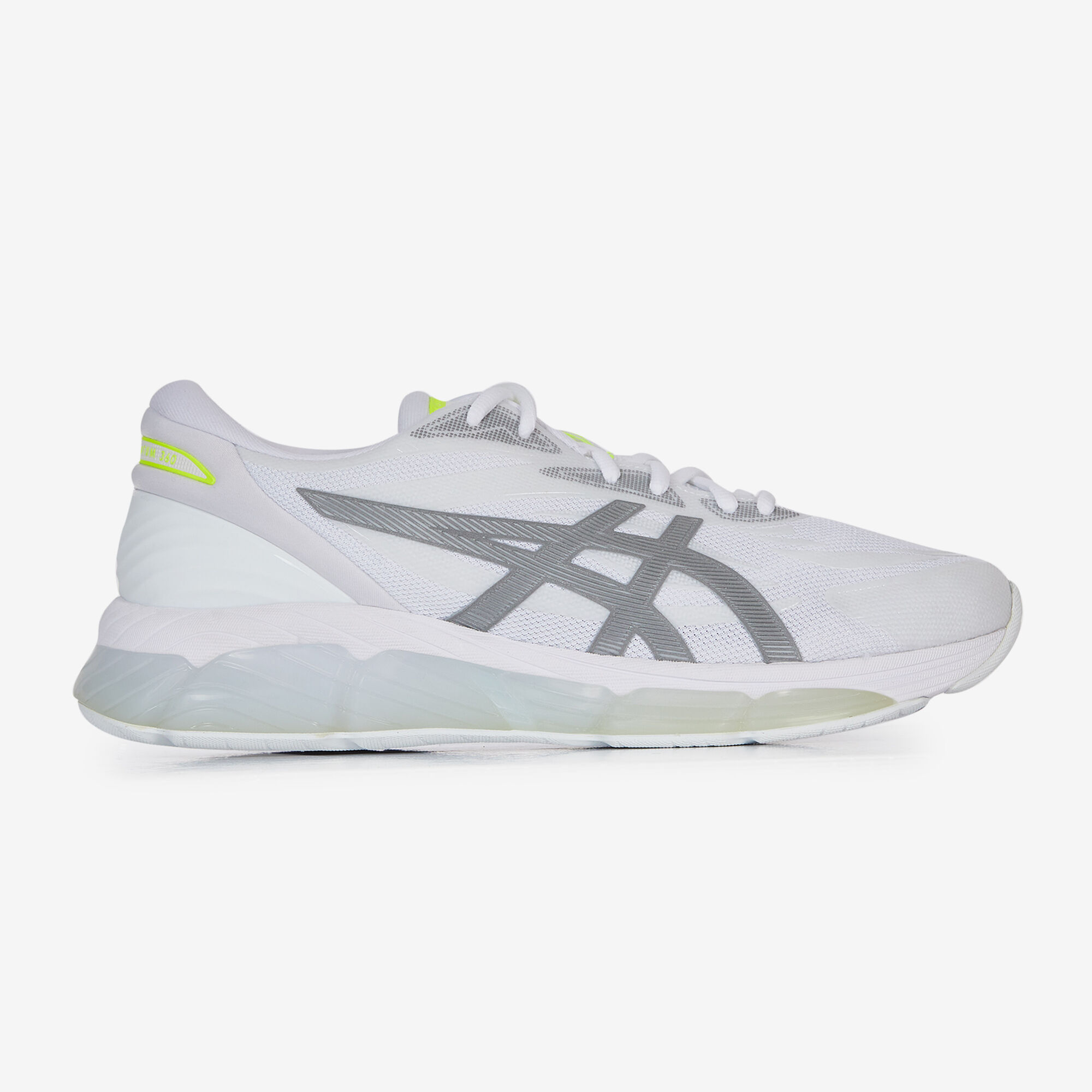 ASICS GEL QUANTUM 360 VIII BLANC JAUNE SNEAKERS HOMME Courir.be