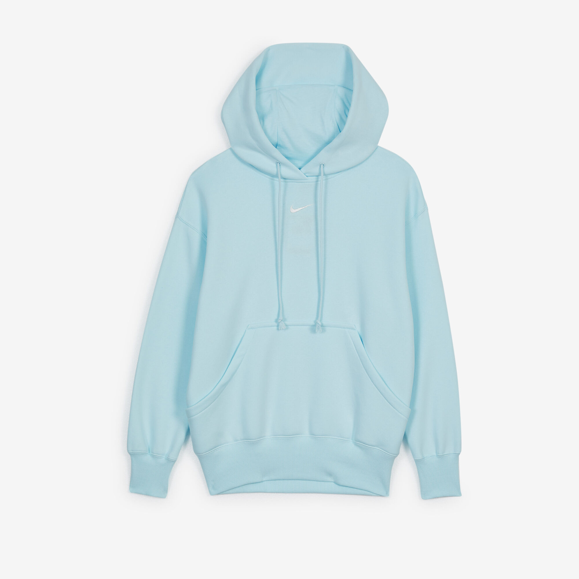 NIKE HOODIE PHOENIX LONG OVERSIZED BLEU CIEL SWEAT FEMME Courir.be