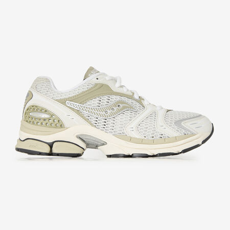 SAUCONY TRIUMPH 4 BLANC/KAKI DAMES