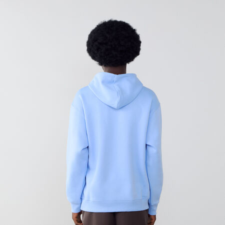 NEW BALANCE HOODIE SMALL LOGO BLEU/BLANC HOMME