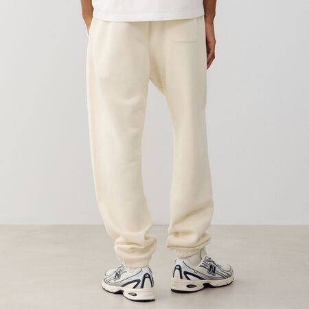 NEW BALANCE PANT JOGGER SMALL LOGO BEIGE HOMME