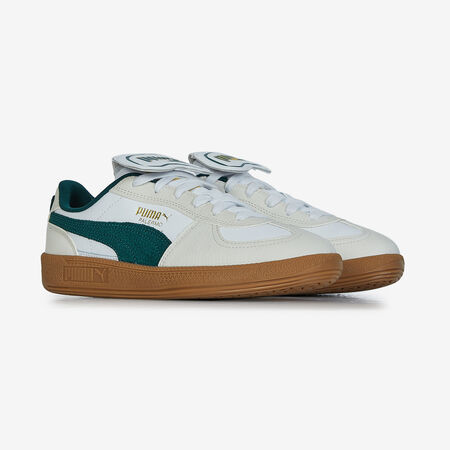 PUMA palermo PALERMO PREMIUM LEATHER BLANC/VERT JUNIOR