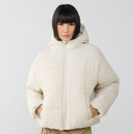 NIKE DOUDOUNE PUFFER BEIGE/BLANC DAMES