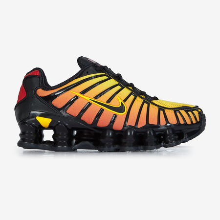 NIKE shox SHOX TL ROUGE/JAUNE FEMME