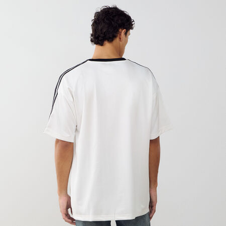 ADIDAS ORIGINALS JERSEY TREFOIL BLANC HEREN
