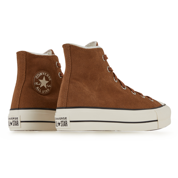 Converse chuck taylor all star cuir shop marron