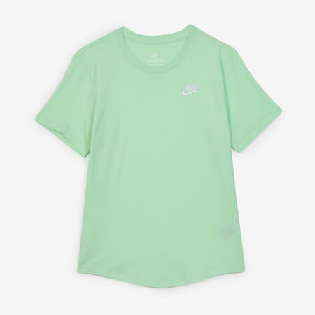 NIKE TEE SHIRT CLUB VERT/BLANC DAMES