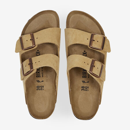BIRKENSTOCK arizona ARIZONA SUEDE LATTE CREAM BEIGE FEMME