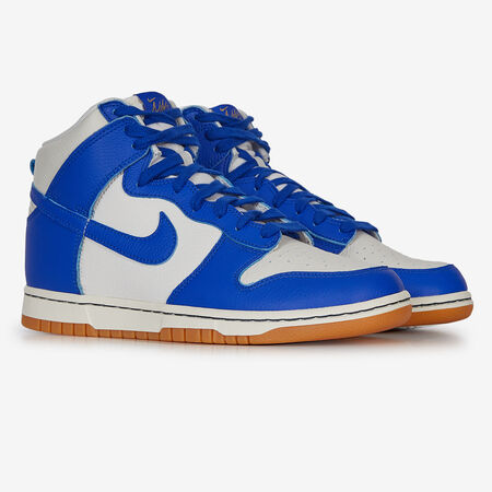 NIKE dunk DUNK HIGH BLANC/BLEU HOMME