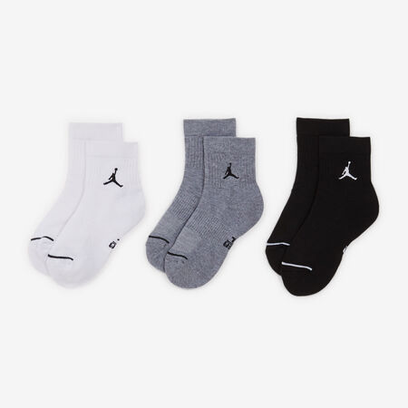 JORDAN CHAUSSETTES X3 QUARTER JUMPMAN BLANC/NOIR HOMME