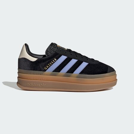 GAZELLE BOLD VELVET : NOIR/BLEU