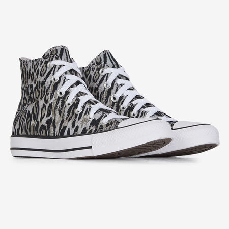 CONVERSE CTAS HI LEOPARD BEIGE/NOIR DAMES
