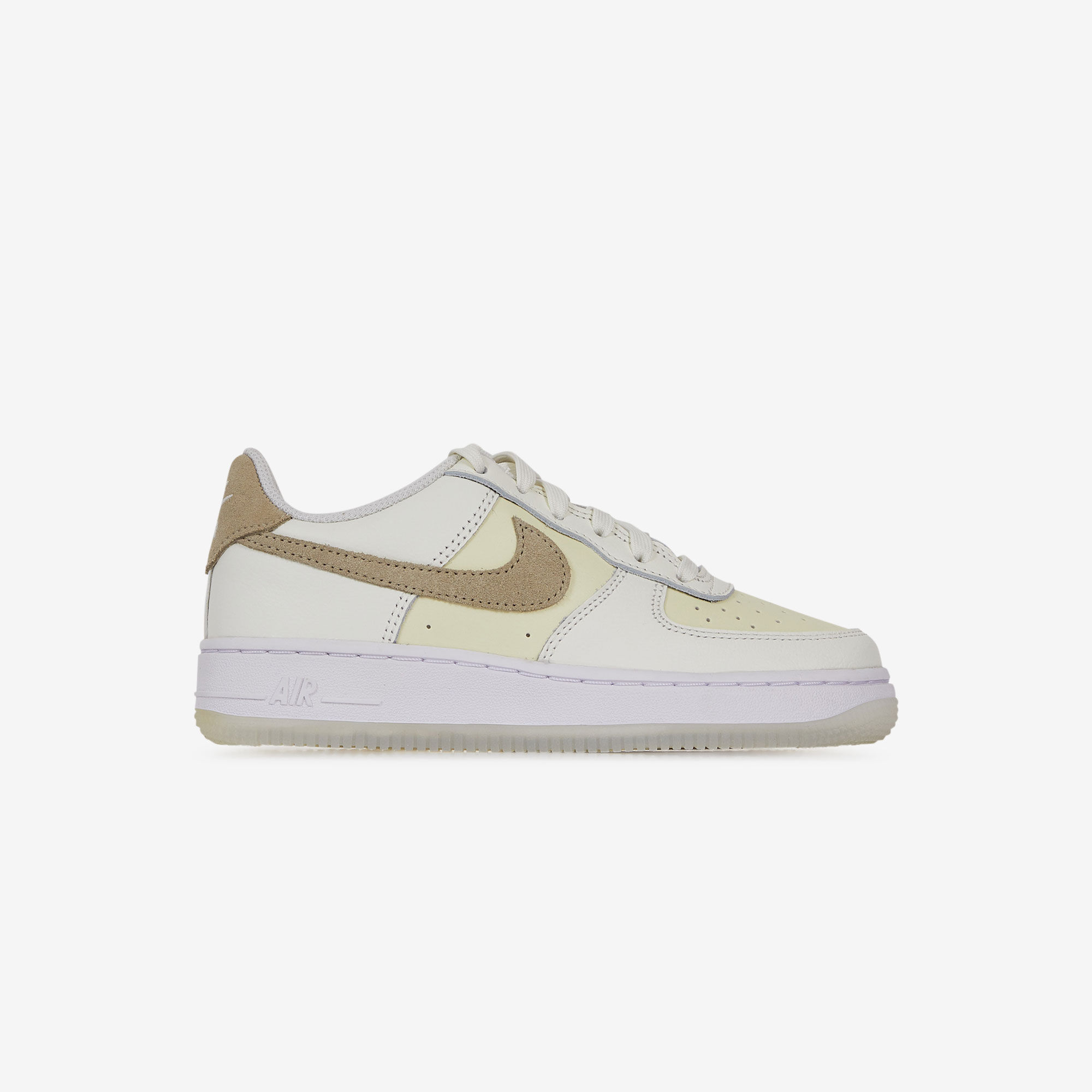 NIKE AIR FORCE 1 LOW BEIGE KHAKI SNEAKERS KINDEREN Courir.be