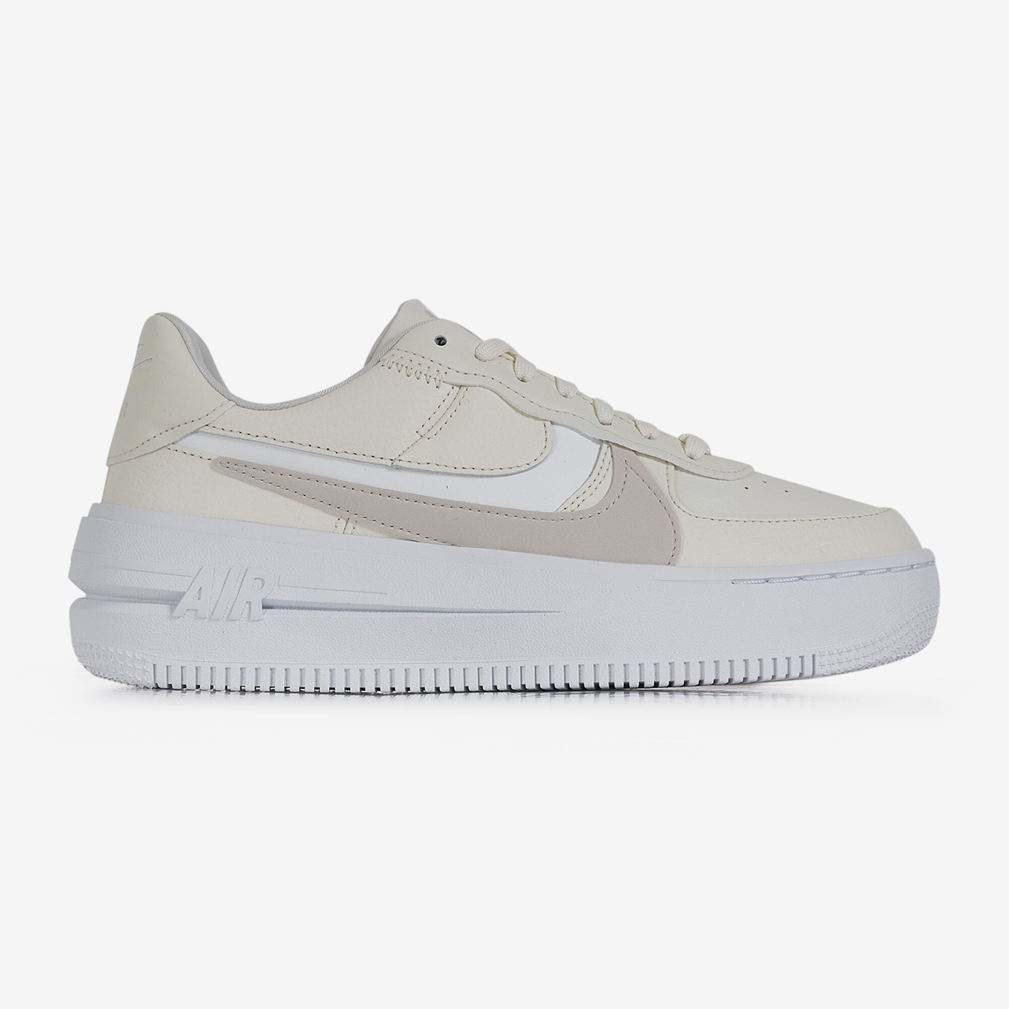 NIKE AIR FORCE 1 PLT.AF.ORM BEIGE BRUIN SNEAKERS DAMES Courir.be