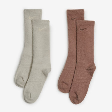 NIKE CHAUSSETTES X2 CREW CUSH BEIGE/ROSE HEREN