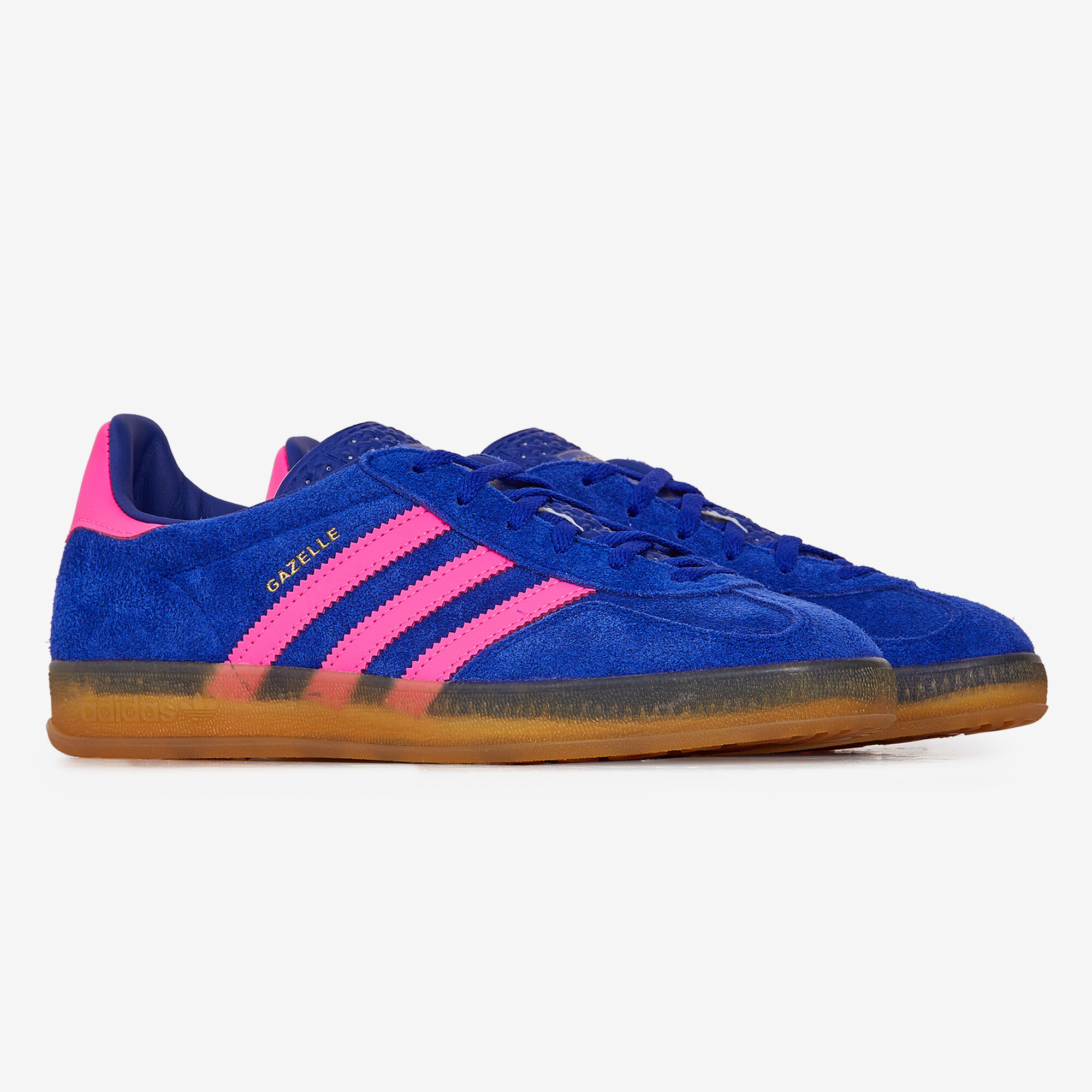 ADIDAS ORIGINALS GAZELLE INDOOR BLEU ROSE SNEAKERS FEMME Courir.be