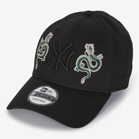 NEW ERA 9FORTY NY ICON SNAKE NOIR HEREN