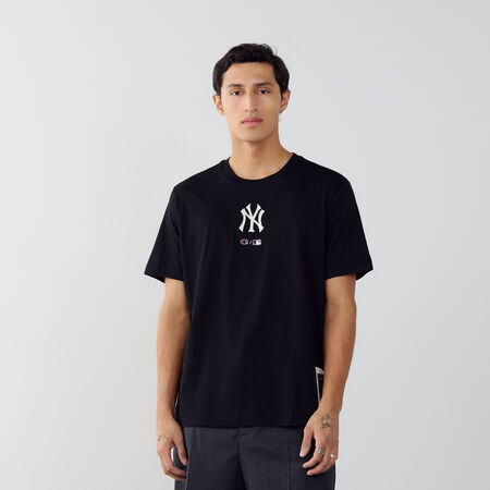 CHAMPION TEE SHIRT NY YANKEES NOIR/BLANC HOMME