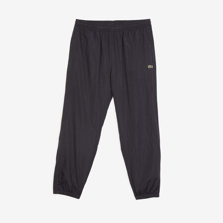 LACOSTE PANT JOGGER TRACKSUIT SIDE LOGO NOIR HOMME