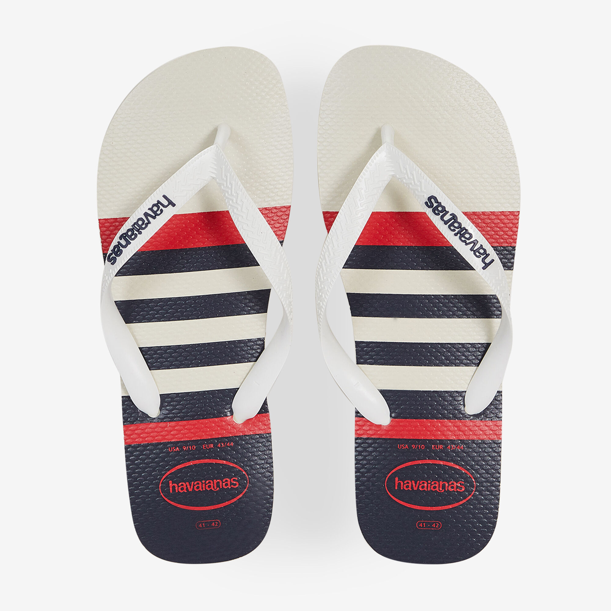 HAVAIANAS TOP NAUTICAL BLEU ROUGE ESTIVALES HOMME Courir.be