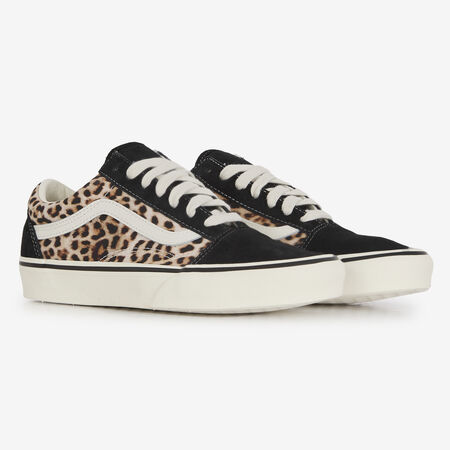 VANS old skool OLD SKOOL LEOPARD NOIR/BEIGE FEMME