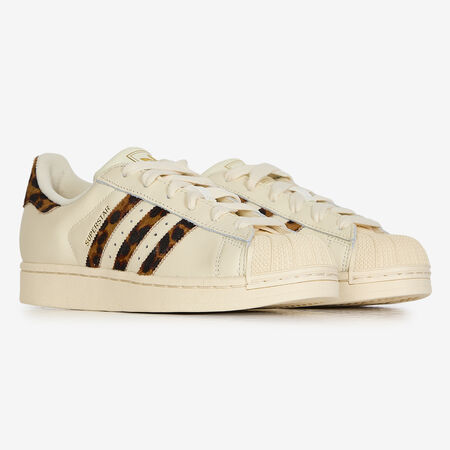 ADIDAS ORIGINALS superstar SUPERSTAR II CHEETAH BLANC/MARRON DAMES
