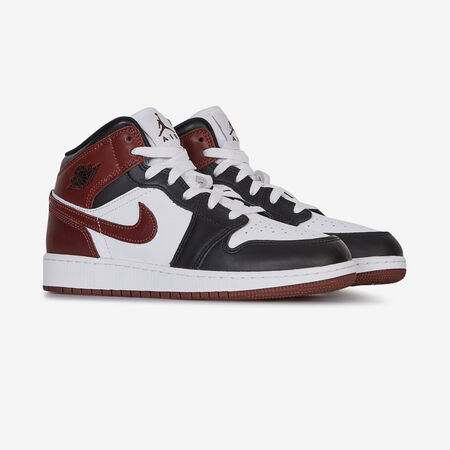 JORDAN air jordan 1 AIR JORDAN 1 MID BLANC/BORDEAUX JUNIOR