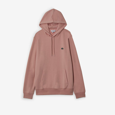 LACOSTE HOODIE CLASSIC LOGO SL ROSE/VERT HEREN