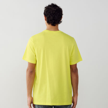NIKE TEE SHIRT CLUB JAUNE/BLANC HEREN