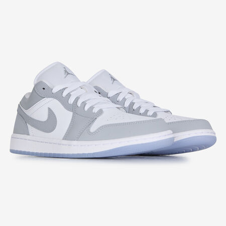 JORDAN jordan AIR JORDAN 1 LOW WIT/GRIJS DAMES