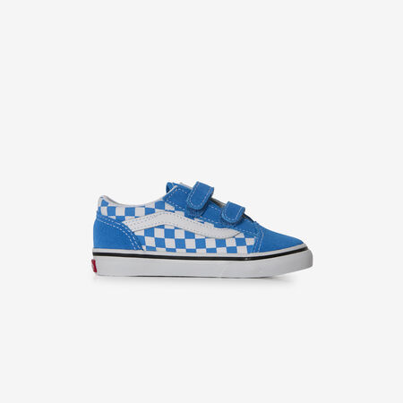 VANS old skool OLD SKOOL CHECK V BLEU/BLANC B&Eacute;B&Eacute;