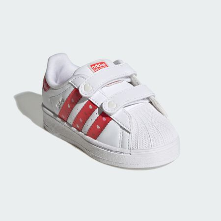 ADIDAS ORIGINALS superstar SUPERSTAR II CF LED ALICE IN WONDERLAND BLANC/ROUGE BÉBÉ