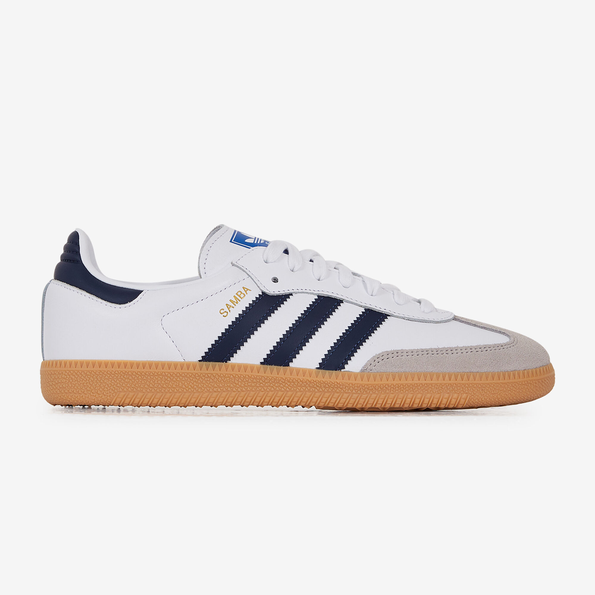 ADIDAS ORIGINALS SAMBA OG WIT MARINEBLAUW SNEAKERS HEREN Courir.be