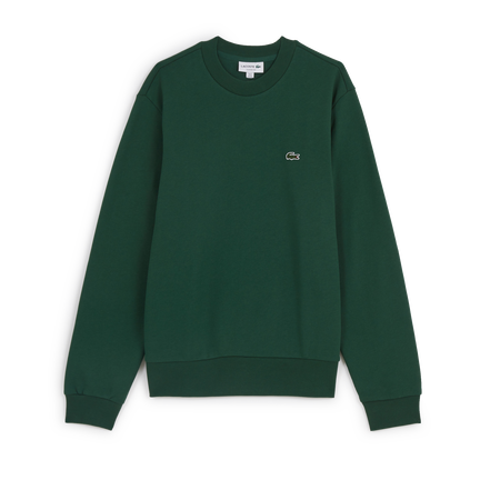 LACOSTE SWEAT CREW CLASSIC LOGO VERT HOMME