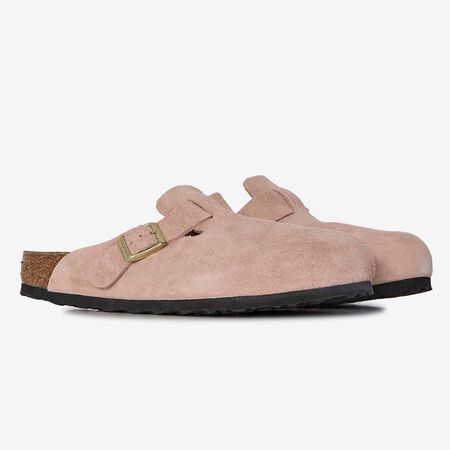 BIRKENSTOCK boston BOSTON SUEDE PURE SAGE ROZE HEREN