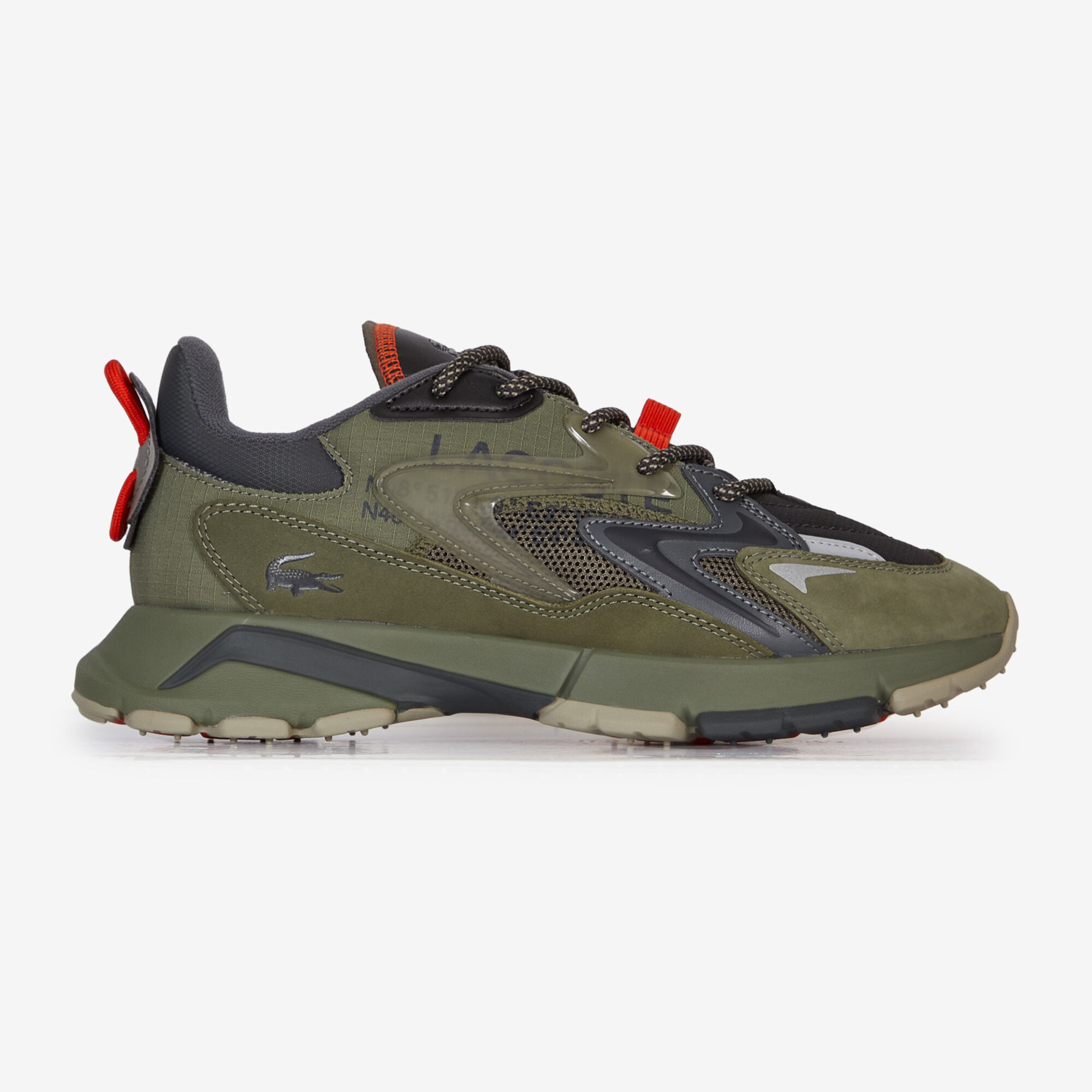 LACOSTE L003 NEO TECH KAKI SNEAKERS HOMME Courir.be