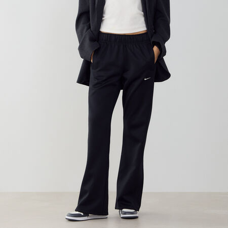 NIKE PANT JOGGER WIDE LEG POLY KNIT ZWART DAMES