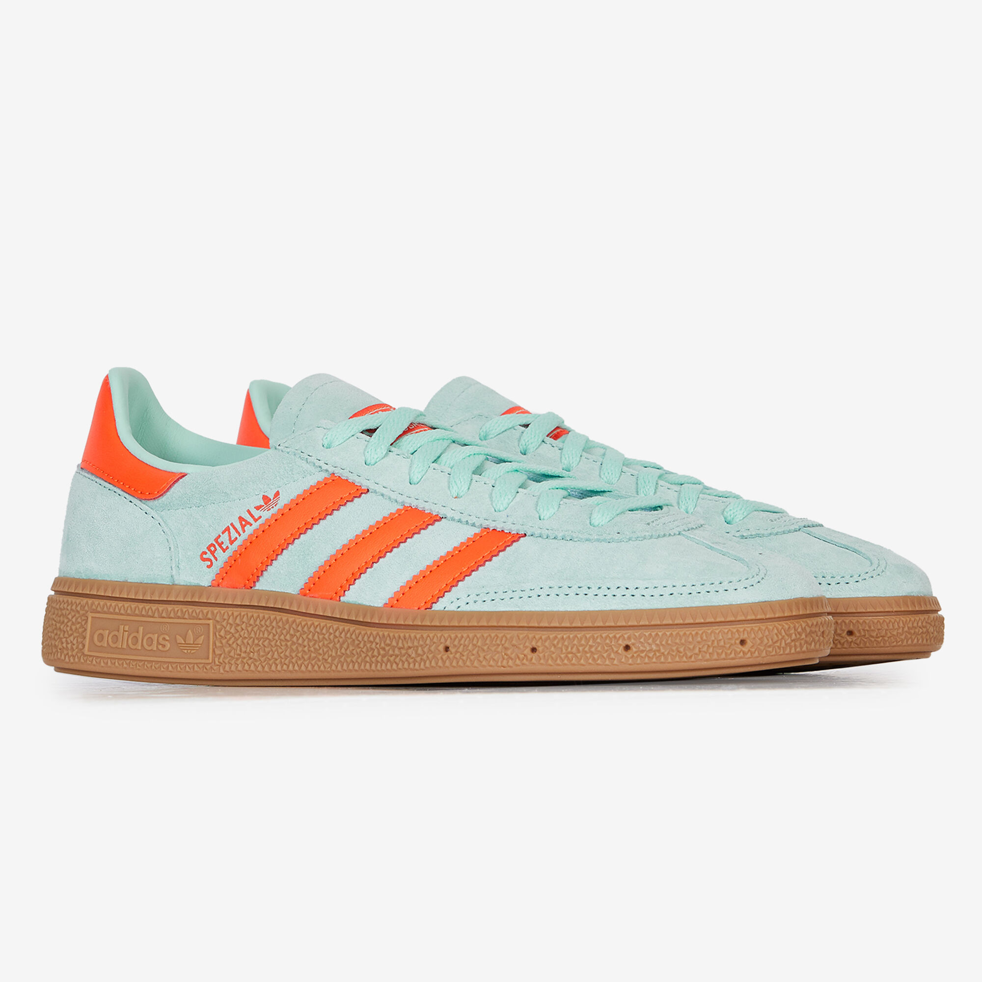 ADIDAS ORIGINALS HANDBALL SPEZIAL BLAUW ORANJE SNEAKERS DAMES Courir.be