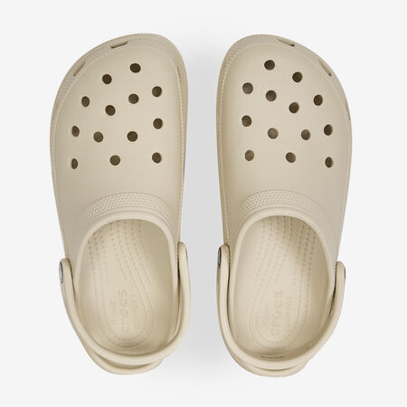 CROCS CLASSIC PLATFORM CLOG BLANC DAMES