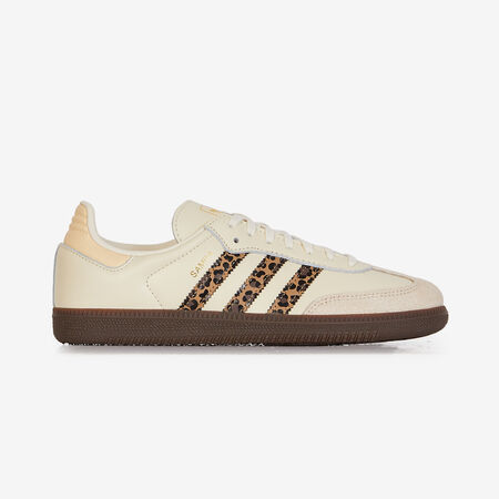ADIDAS ORIGINALS samba SAMBA OG LEOPARD BEIGE/BRUIN JUNIOR